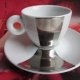 Rosenthal germany -illy colection 2002 -pistoletto - stylish platinum design finish -limited edition