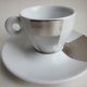Rosenthal germany -illy colection 2002 -pistoletto - stylish platinum design finish -limited edition