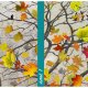 Obraz na płotnie do salonu z jesiennym drzewem w brązach, format 120x80cm 02290