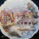 malarski  Royal Osborne          Fine Bone China   porcelanowy talerz użytkowy  I dekoracyjny