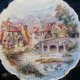 malarski  Royal Osborne          Fine Bone China   porcelanowy talerz użytkowy  I dekoracyjny