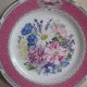 Exlusively - WEDGWOOD - THE 1987 - CHELSEA FLOWER  PLATE - OKOLICZNOŚCIOWY -KOLEKCJONERSKI - UŻYTKOWY  TALERZ PORCELANOWY 23 CM