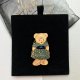 Vintage cloisonne enamel Teddy Bear ❤ Broszka ❤
