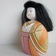 Unikatowa laleczka - japoneczka - gejsza -ręczne wykonanie -porcelana i jedwab