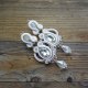 Elaine- ślubne kolczyki soutache