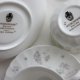 Wedgwood  APRIL  FLOWERS - porcelanowa filiżanka że spodkiem