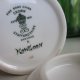 Crown -KOWLOON  szlachetnie porcelanowe NIEWIELKIe puzderko  kostna porcelana orientalne zdobienie