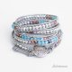 Bransoleta Boho Silver Turkus