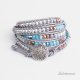 Bransoleta Boho Silver Turkus