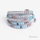 Bransoleta Boho Silver Turkus