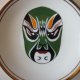 TANG SHAN CHINA FACIAL MAKEUP OF PEKIN OPERA - RED ROSES - fine bone china
