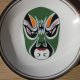 TANG SHAN CHINA FACIAL MAKEUP OF PEKIN OPERA - RED ROSES - fine bone china