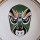 TANG SHAN CHINA FACIAL MAKEUP OF PEKIN OPERA - RED ROSES - fine bone china