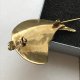 Eivind Hillestad ❤ Modernist Norway Solid Bronze Brooch, lata 60-te. ❤ Projektowa biżuteria
