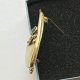 Eivind Hillestad ❤ Modernist Norway Solid Bronze Brooch, lata 60-te. ❤ Projektowa biżuteria