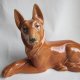 big dog "britsh made  " duża porcelanowa figurka  ręcznie malowana kolekcjonerska 19 x 8 x 13,5 cm