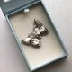 ❤ Butterfly brooch, Silver-plated ❤ Emalia ❤