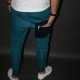 SPODNIE BUTTON POCKET PANTS UNISEX szmaragd