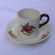 Wedgwood Barlaston coffe cup & saucer -zestae/komplet do espresso ciekawy design