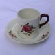 Wedgwood Barlaston coffe cup & saucer -zestae/komplet do espresso ciekawy design