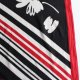 black red white szal miękki bawełna