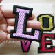 Naszywki LOVE Pink and Gold