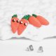Kolczyki sztyfty -  marchewki, warzywa