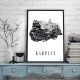 PLAKAT typograficzny mapa KARPACZ LOFT 70x100 cm