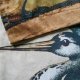 Zasłony kotary bawełniane 2 szt z nadrukiem Vintage Birds