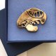 Vintage jewelry ❤ Eivind Hillestad ❤ Modernist Norway Solid Bronze Brooch, lata 70-te. ❤ Projektowa biżuteria