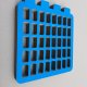 Półka na figurki typu LEGO ecoono | niebieski