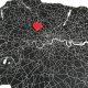 Mapa plakat - Warszawa