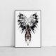 Plakat feniks 50x70 cm B2