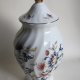 English elegance fine bone china duży  Porcelanowy Pojemnik z przykrywką orientalne kwiatowe zdobienie