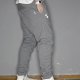 LONG PANTS UNISEX 2 BUTTONS spodnie dresowe długie - ciemno szary melanż