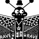 Plakat " Motyl / Rave" 50x70 cm