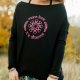 CZARNA BLUZKA typu oversize MoreLove ASANA SUMMER DHARMA BLACK S