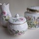 Aynsley  Wild Tudor  porcelanowe Puzderko  kolekcjonerska użytkowa kobieca porcelana elegancja klasa styl