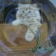 ROYAL WORCESTER 1985 crown ware   - kitten classic  -PURRFECT treasure     - limitowana edycja 14 dni roboczych  - kolekcjonerski talerz porcelanowy