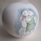 Royal  Doulton 1985 snowball money bank skarbonka porcelanowa kolekcjonerska użytkowa  rzadko spotykana edycja z 1985 roku