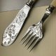 Art Deco ❀ڿڰۣ❀ Sztućce serwingowe 27,5cm.- Anglia lata 40-te. - Piękne sztućce #1