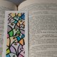 Zakładka do książki ptaki pastel ręcznie malowana