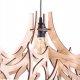 Lampa sufitowa do salonu ze sklejki w nowoczesnym stylu INDUSTRIALNYM handmade drewniana ze sklejki z drewna wisząca MODERNISTYCZNA