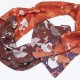 szal jedwabny,batik,parasolki,jedwab naturalny