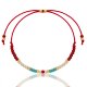 Bransoletka Minimal - Autumn Dark Red