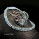 Kolczyki Dragony- Sky Blue Topaz Srebro