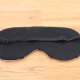 Opaska na oczy, maska do spania regulowana, wzór w łapki dla miłośników zwierząt