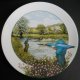 Royal Doulton 1989 by Kenneth J. Wood -birds of the british countryside -  the riverside  kingfisher - bradex - kolekcjonerski talerz porcelanowy