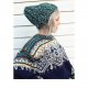ZIELONA CZAPKA BEANIE Z WEŁNĄ HANDMADE