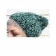 ZIELONA CZAPKA BEANIE Z WEŁNĄ HANDMADE